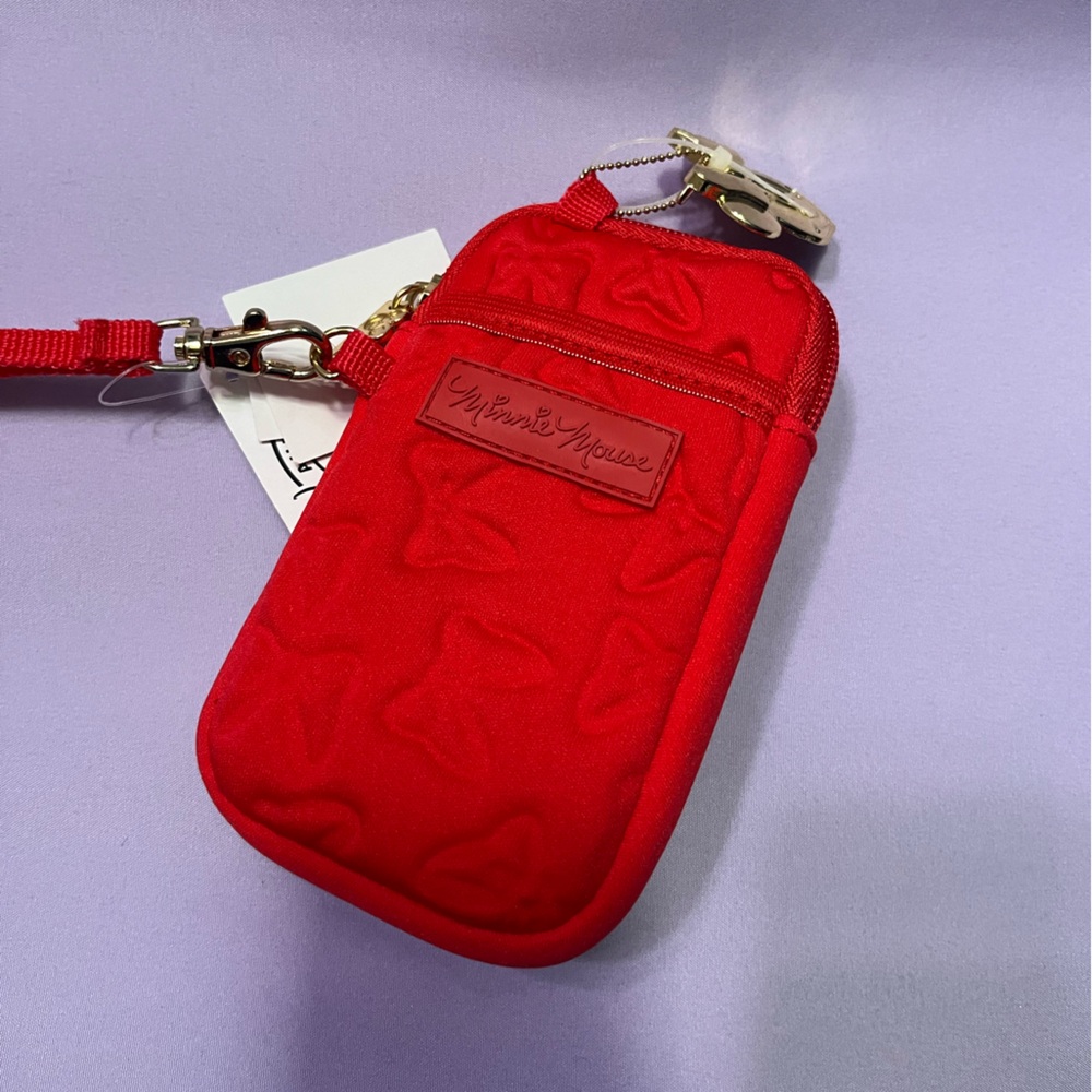 Minnie Mouse phone case wristlet